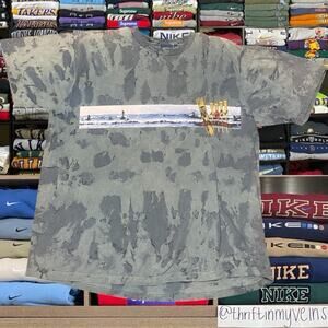 Vintage 90s Side Out Grunge Skater Surf Style Shirt/ (Free shipping)